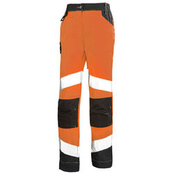 Pantalon HV femme FLUO TECH orange/gris fonc&eacute;