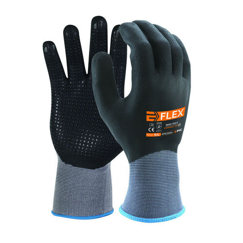 Gants de manutention E-FLEX NITRILE TOTAL PICOTS