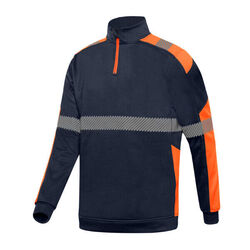 Sweat-shirt SHADOW marine orange EN17353 Rixheim