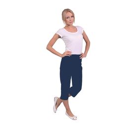 Pantacourt femme Mika Rixheim