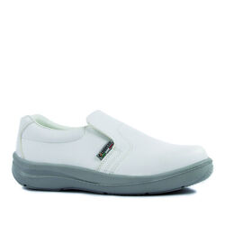 Mocassins de s&eacute;curit&eacute; femme STELLA S2 SRA BLANC Rixheim