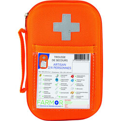Trousse secours fluo ARTISAN 2/4 PERSONNES Rixheim
