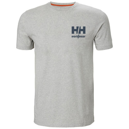 T-shirt logo 79261 M LIGHT GREY