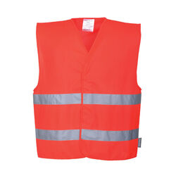 Gilet HV double bande baudrier Rixheim