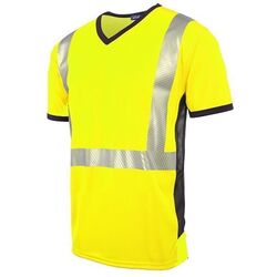 T-shirt HV col V bicolore Rixheim