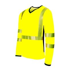 T-shirt HV col V bicolore Rixheim