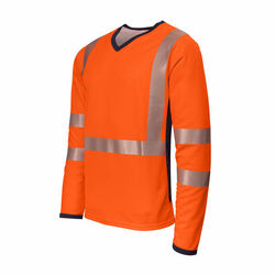 T-shirt HV col V bicolore Rixheim