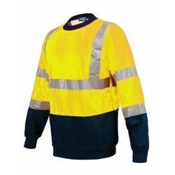 Sweat HV col rond bicolore Rixheim