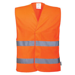 Gilet HV double bande baudrier