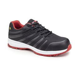 Chaussures de s&eacute;curit&eacute; basses GALAXITE S1P SRC Noir/Rouge Rixheim